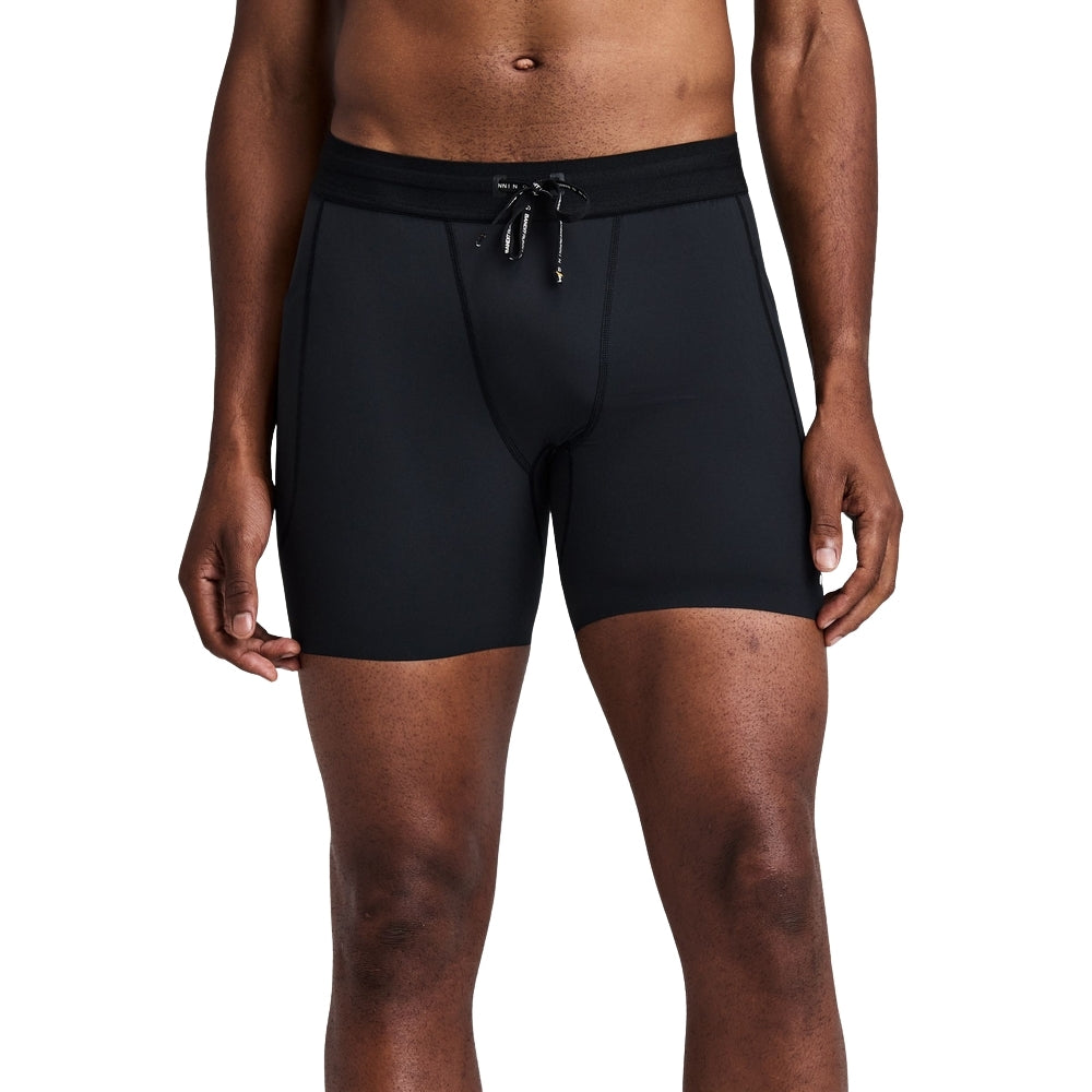 Bandit Running Men's SoLite™ Quarter Tights - BlackToe Running#colour_black