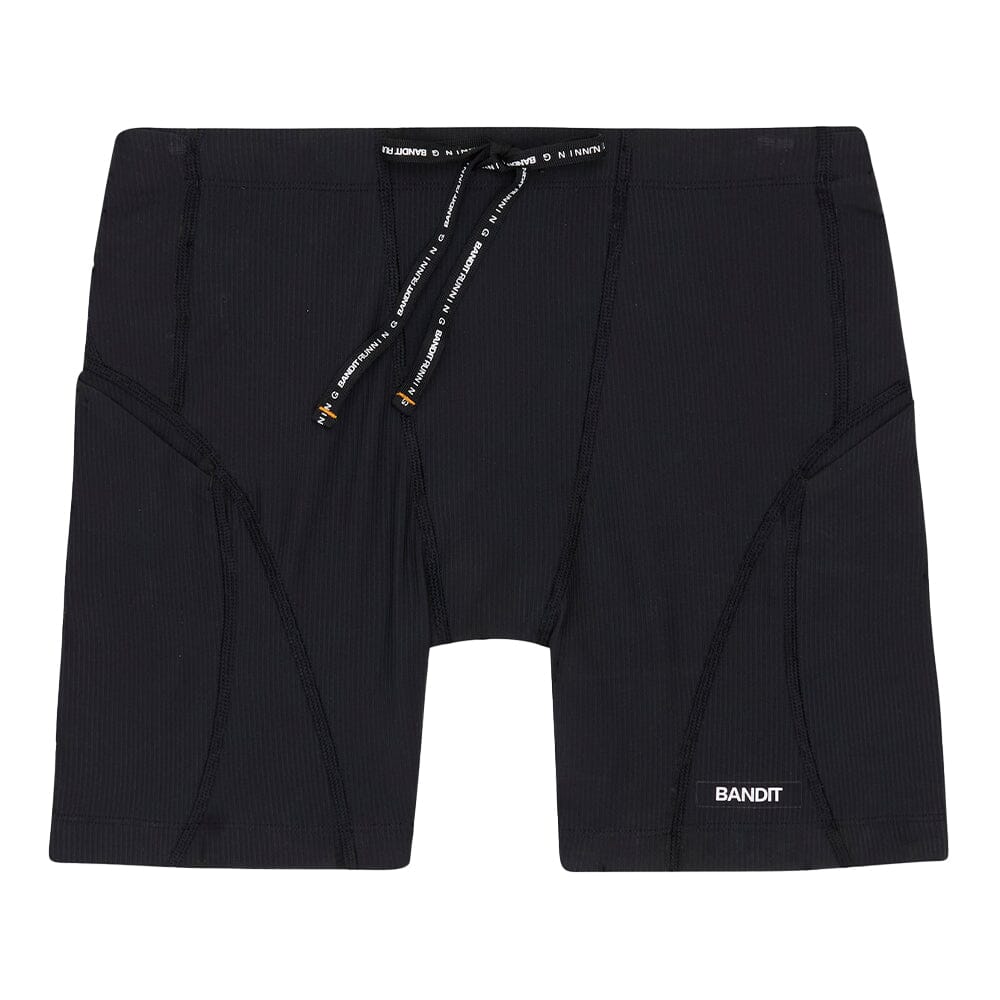Bandit Running Men's Cadence™ Next Gen 7 Pocket Quarter Tights - BlackToe Running#colour_black