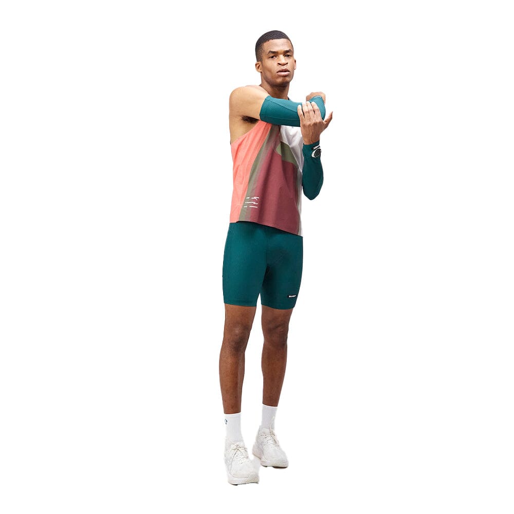 Bandit Running Men's Cadence™ Next Gen 7 Pocket Half Tights - BlackToe Running#colour_pine