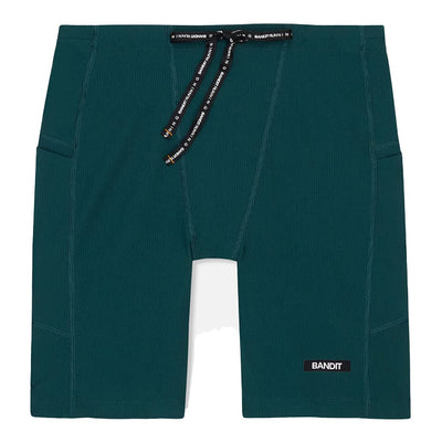 Bandit Running Men's Cadence™ Next Gen 7 Pocket Half Tights - BlackToe Running#colour_pine