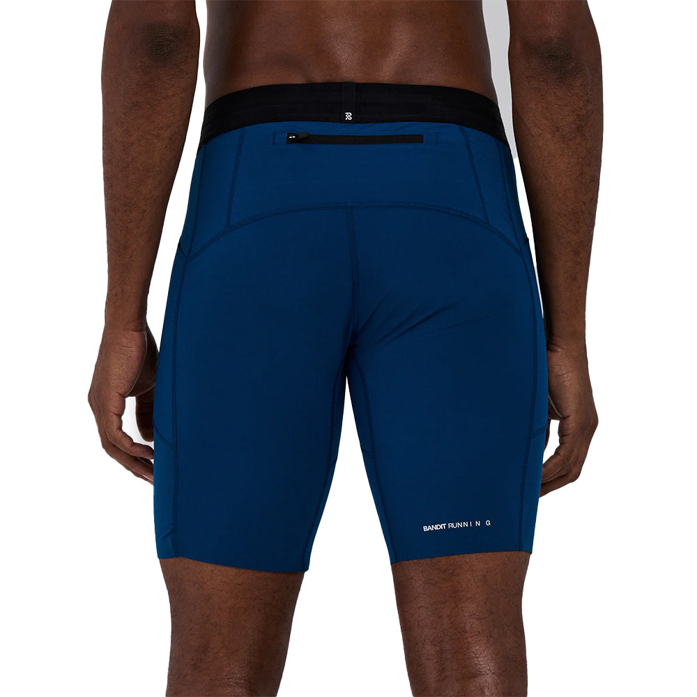 Bandit Running Men's SoLite 5 Pocket Half Tights - BlackToe Running#colour_ink-blue