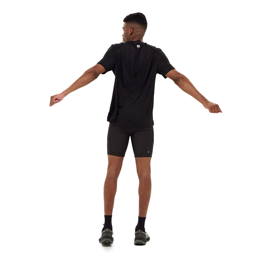 Bandit Running Men's Cadence™ Next Gen 7 Pocket Half Tights - BlackToe Running