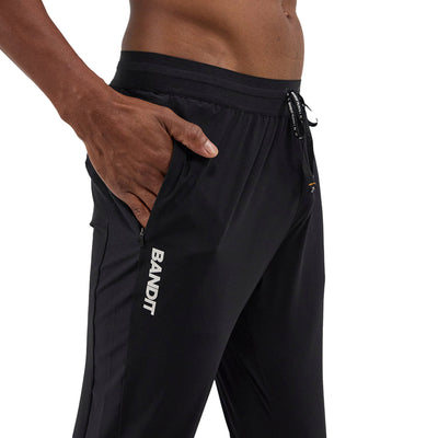 Bandit Running Men's Performance Distance Run Pant - BlackToe Running#colour_black