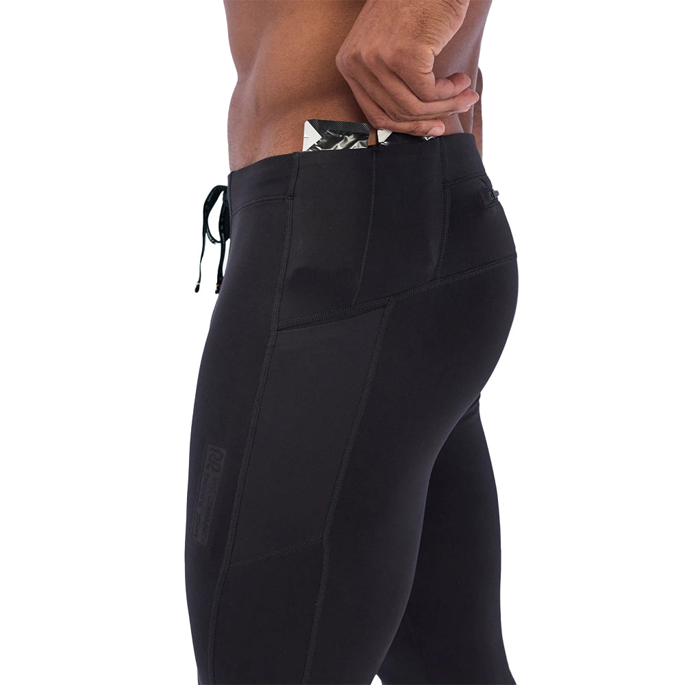 Bandit Running Men's Brushed Stamina™ Coldweather Tight - BlackToe Running