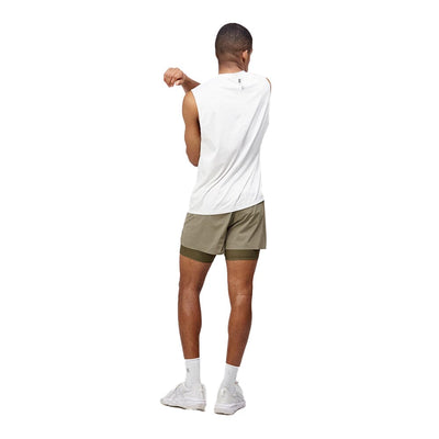 Bandit Running Men's Vento™ 4" 2-in-1 Short - BlackToe Running#colour_fatigue
