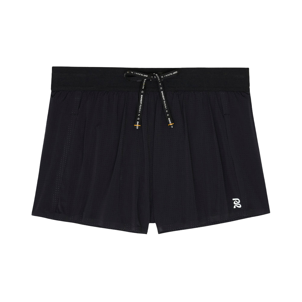 Bandit Running Men's VENTO™ 3" Splitty Short - BlackToe Running#colour_black