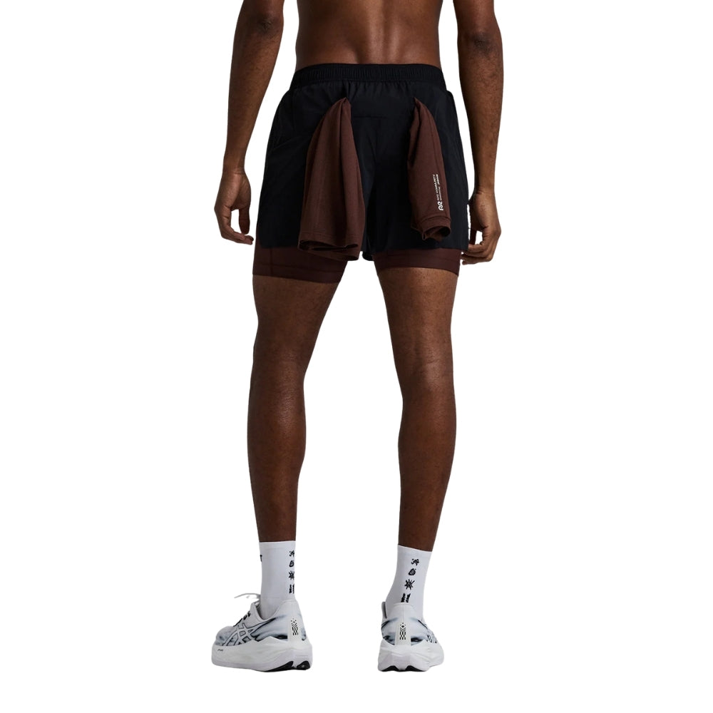 Bandit Running Men's Vento Next Gen 2-In-1 Run Short - BlackToe Running