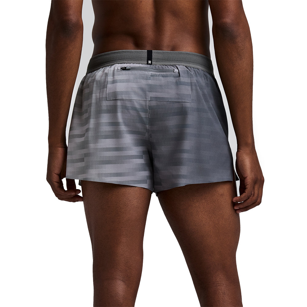 Bandit Running Men's CoolGrid™ 3" Split Short - BlackToe Running