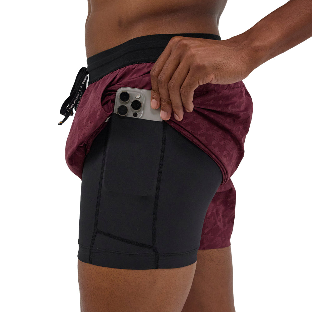 Bandit Running Men's Vento™ 5" Training Short - BlackToe Running