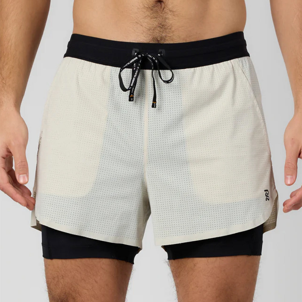 Bandit Running Men's Vento™ 4" 2-in-1 Short - BlackToe Running#colour_champagne