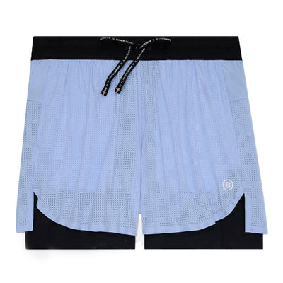 Bandit Running Men's Vento™ 4" 2-in-1 Short - BlackToe Running#colour_breeze-blue