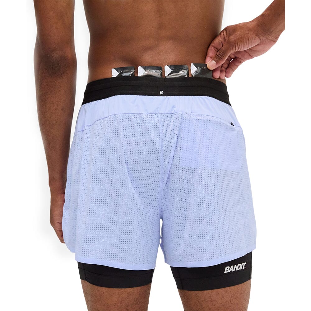 Bandit Running Men's Vento™ 4" 2-in-1 Short - BlackToe Running#colour_breeze-blue