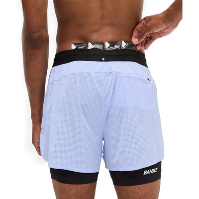 Bandit Running Men's Vento™ 4" 2-in-1 Short - BlackToe Running#colour_breeze-blue