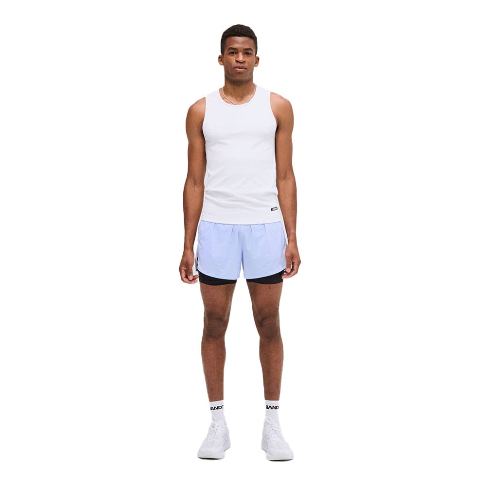 Bandit Running Men's Vento™ 4" 2-in-1 Short - BlackToe Running#colour_breeze-blue