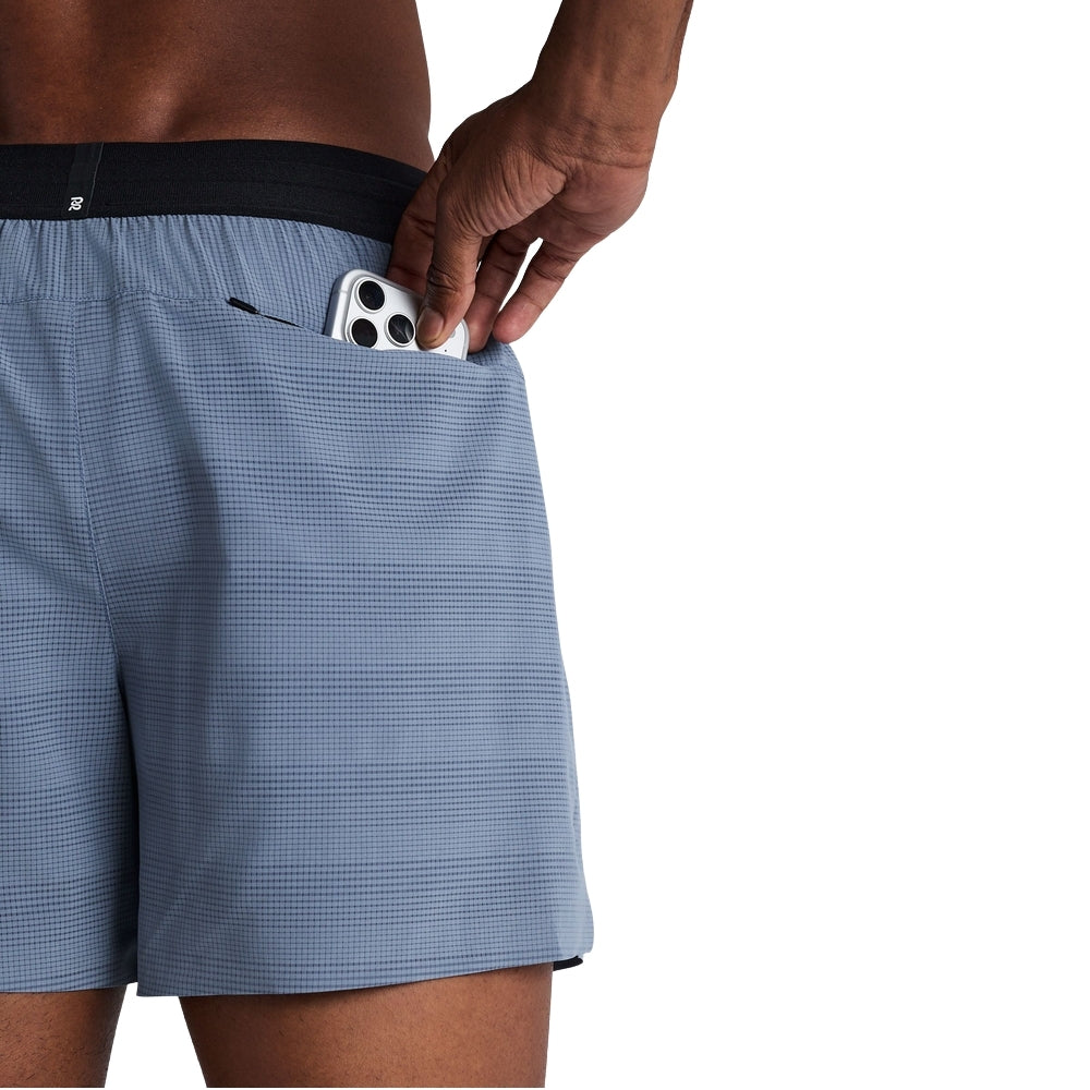 Bandit Running Men's CoolGrid™ 5" Run Short - BlackToe Running