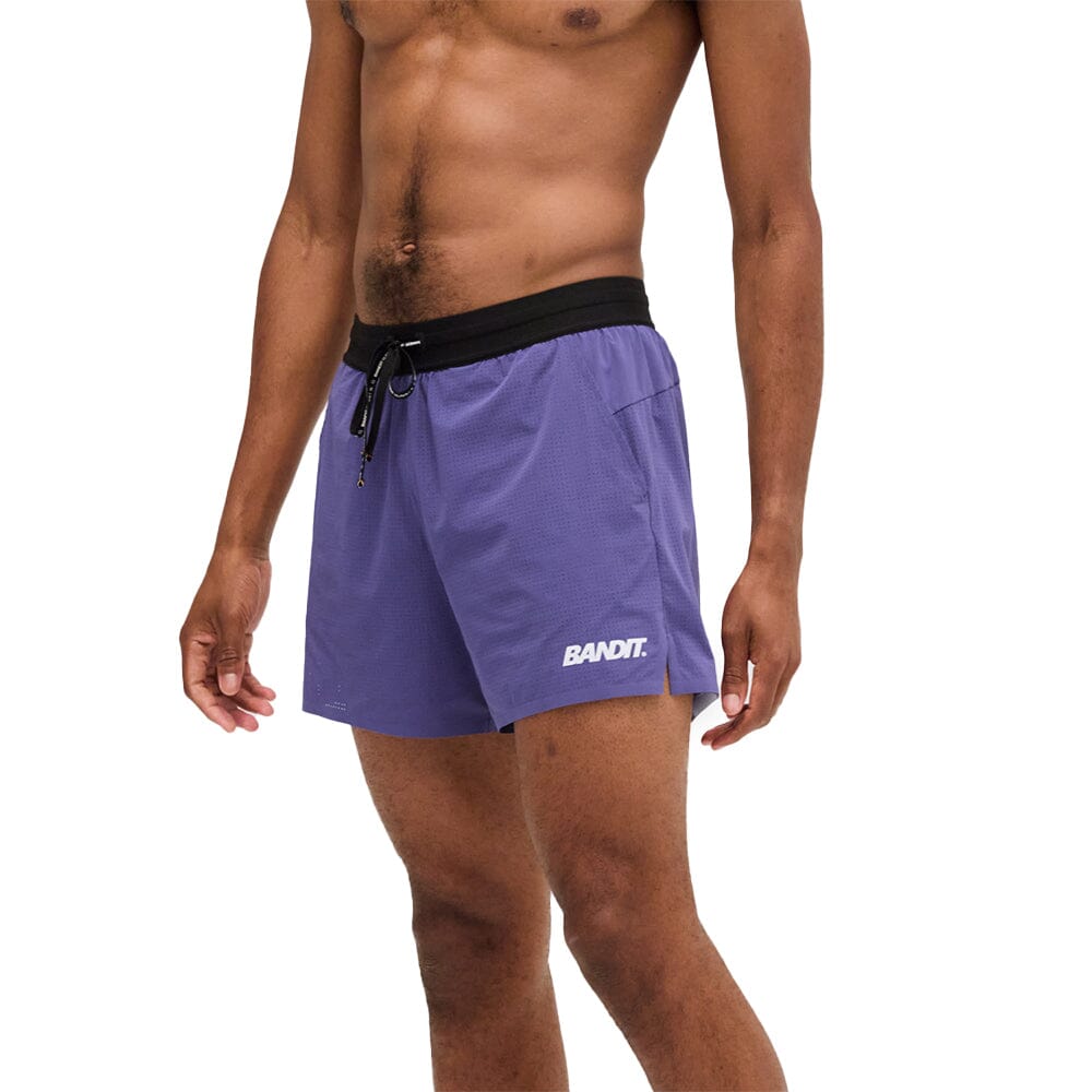 Bandit Running Men's Vento™ 5" Training Short - BlackToe Running#colour_purple-dusk