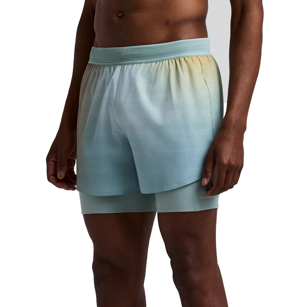 Bandit Running Men's CoolGrid™ 2-in-1 Run Short - BlackToe Running