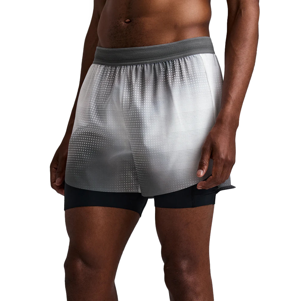 Bandit Running Men's CoolGrid™ 2-in-1 Run Short - BlackToe Running