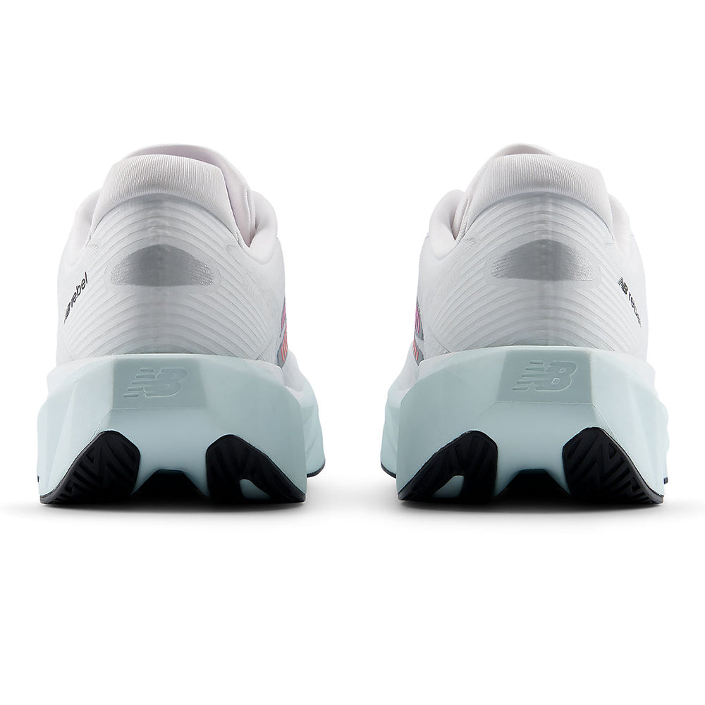 New Balance Men's FuelCell Rebel v5 - Black Toe Running#colour_white-pink-heat