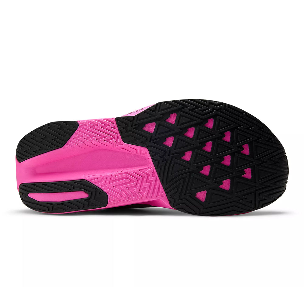 New Balance Men's FuelCell Rebel v5 - Black Toe Running#colour_pink-heat-rosewood