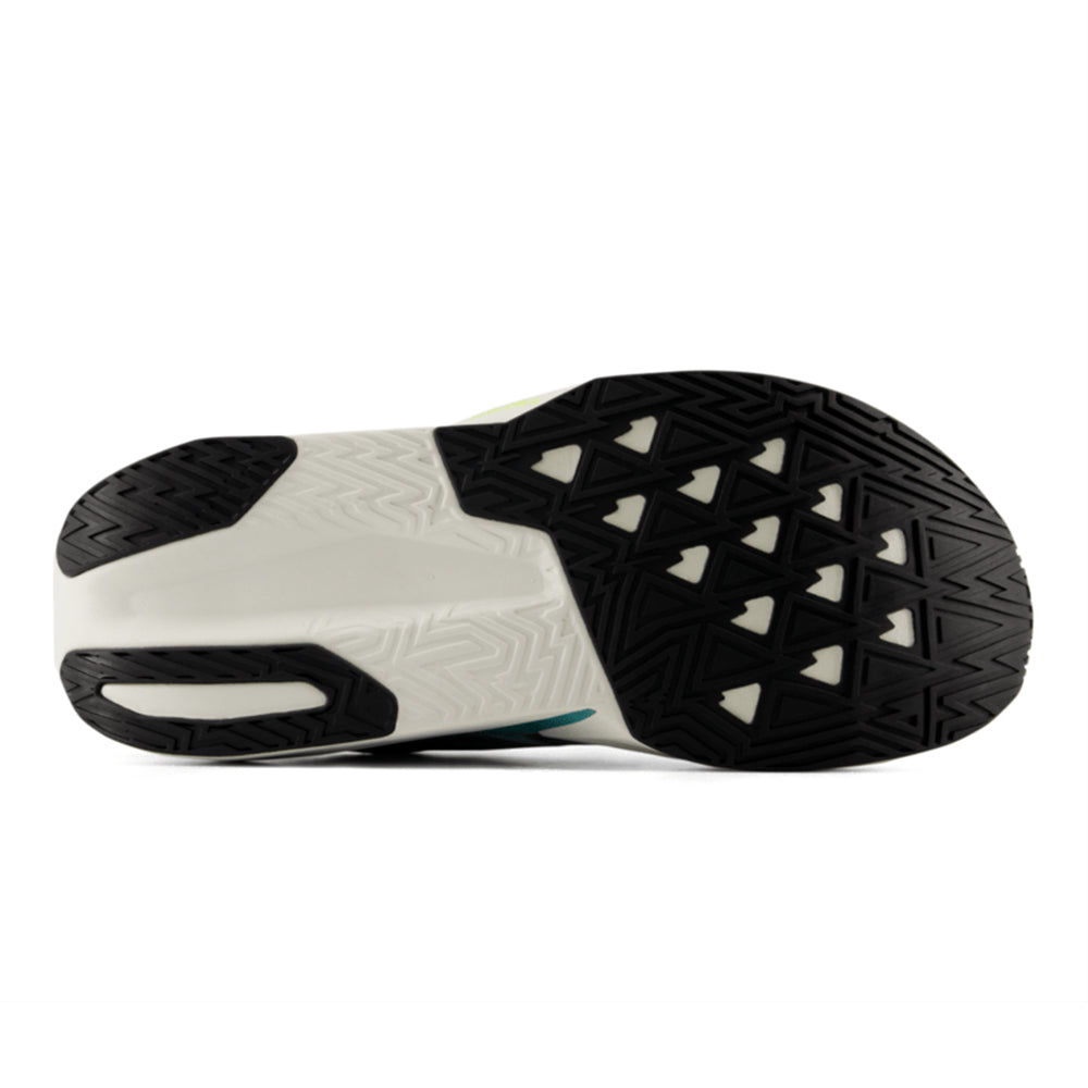 New Balance Men's FuelCell Rebel v5 - Black Toe Running#colour_medusa-green-faded-teal