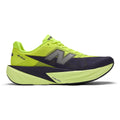 New Balance Men's FuelCell Rebel v5 - Black Toe Running#colour_alkaline-green-boysenberry