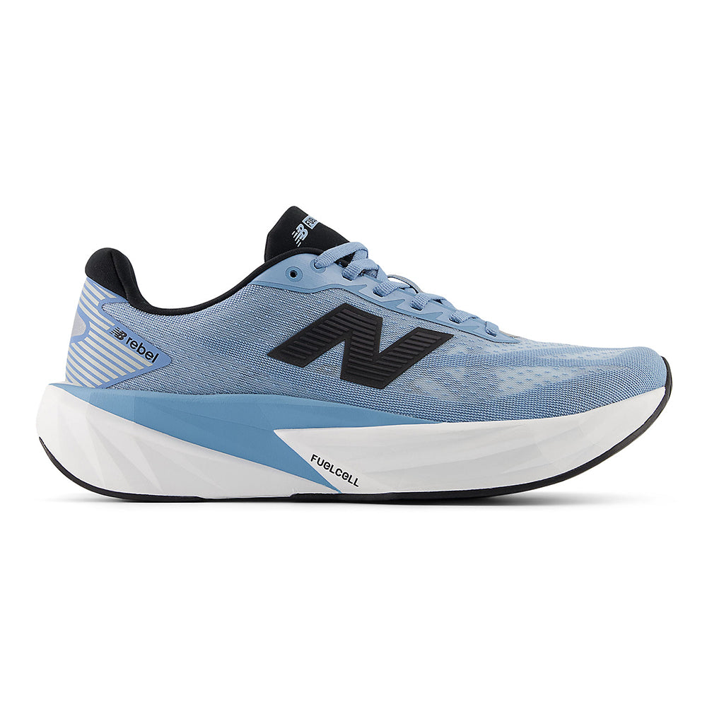 New Balance Men's FuelCell Rebel v5 - Black Toe Running#colour_still-water-raincloud