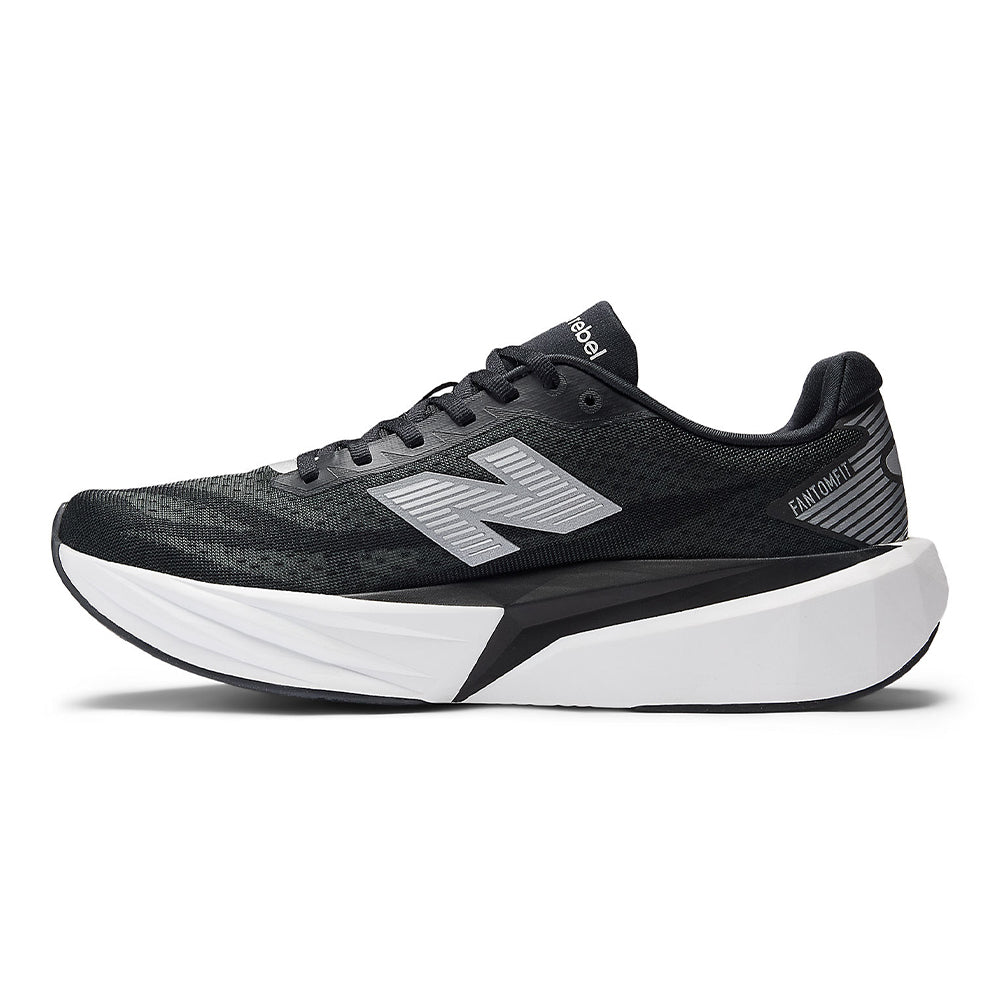 New Balance Men's FuelCell Rebel v5 - Black Toe Running#colour_black-white