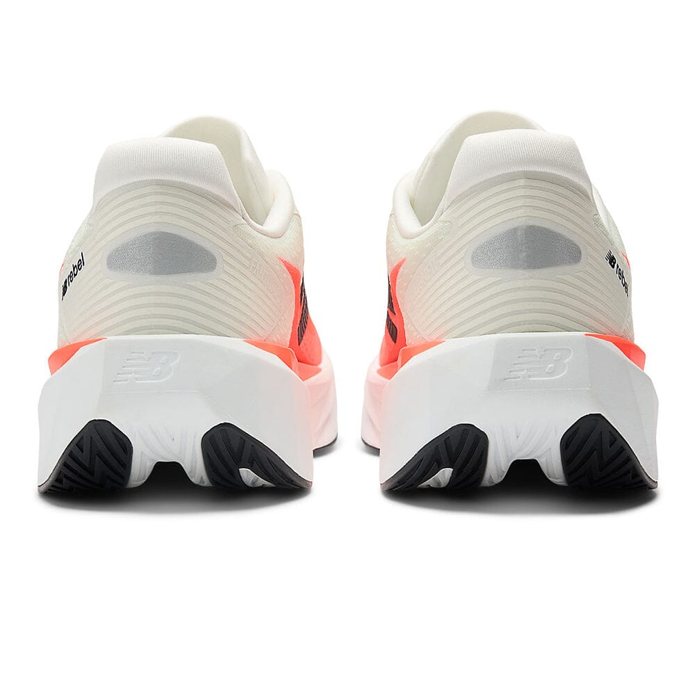 New Balance Men's FuelCell Rebel v5 - Black Toe Running#colour_urgent-red-white