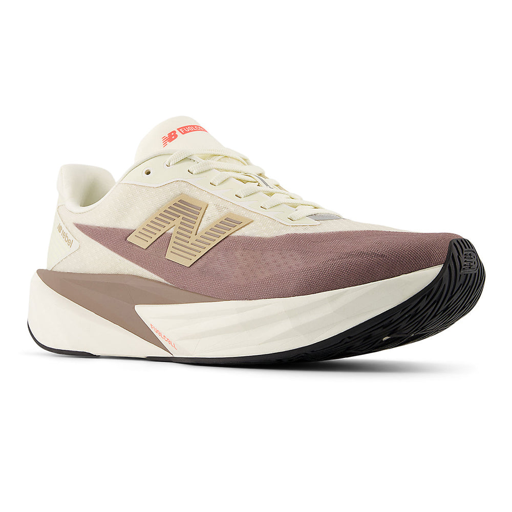 New Balance Men's FuelCell Rebel v5 - Black Toe Running#colour_angora-earth-shadow
