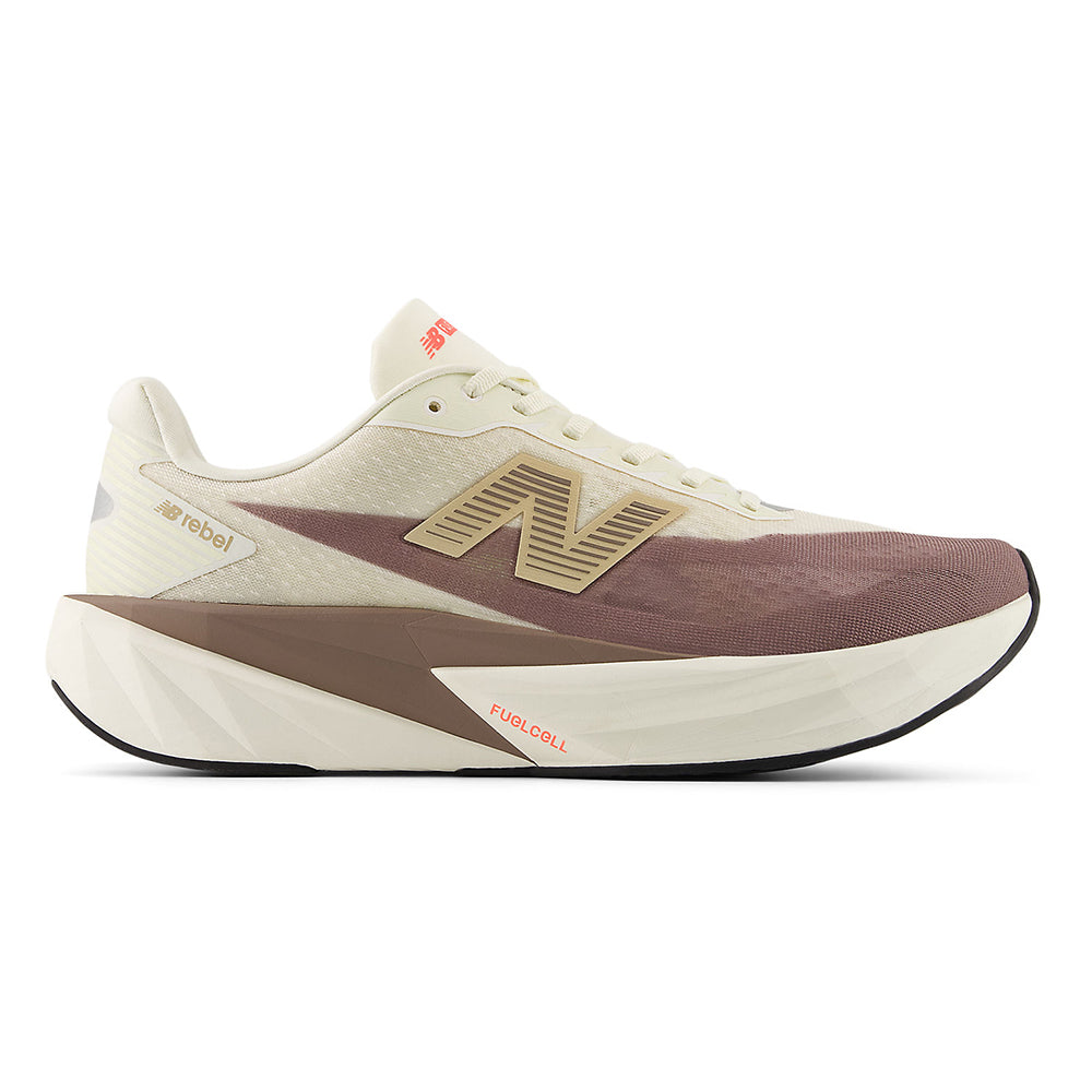 New Balance Men's FuelCell Rebel v5 - Black Toe Running#colour_angora-earth-shadow