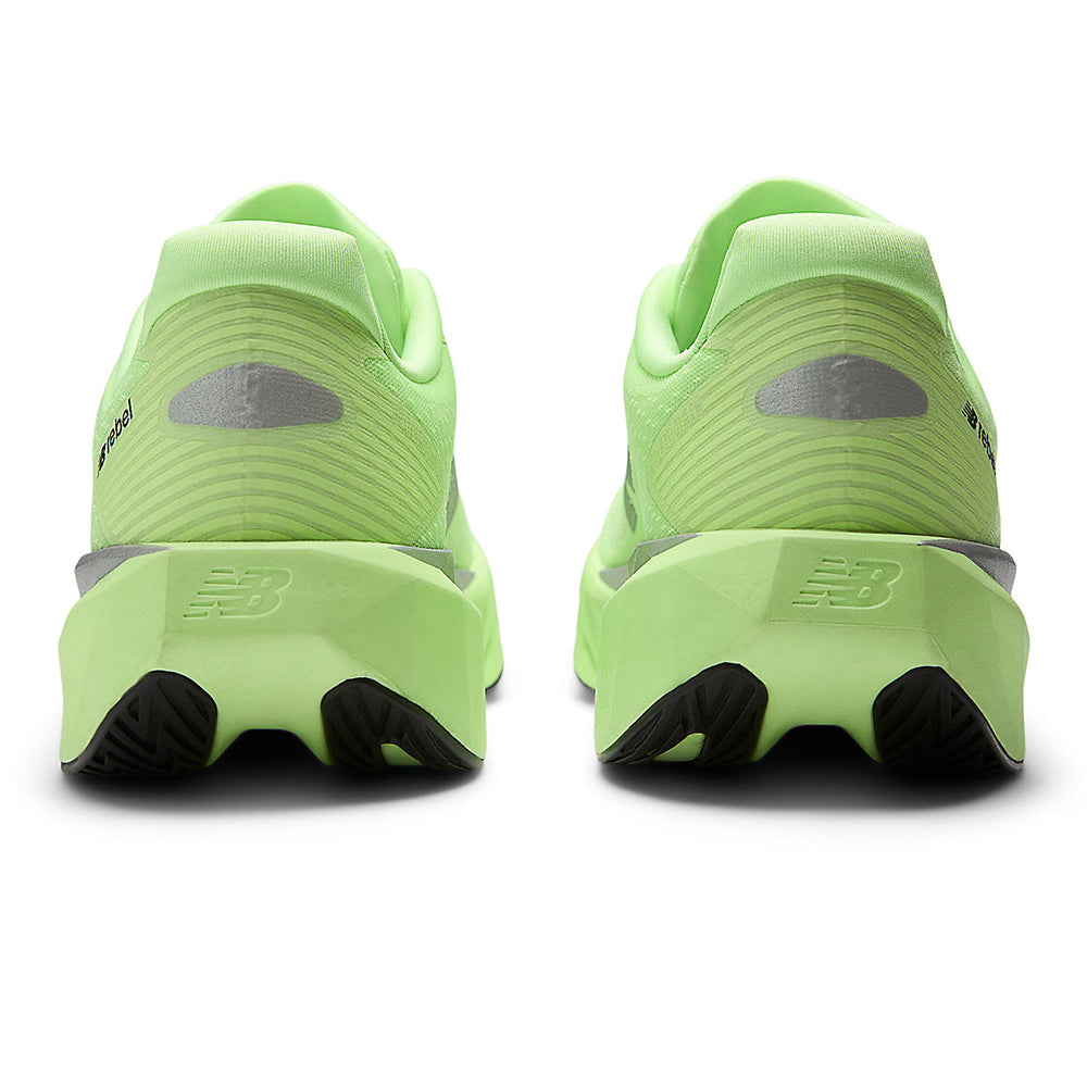 New Balance Men's FuelCell Rebel v5 - Black Toe Running#colour_mint-flash-lab-green