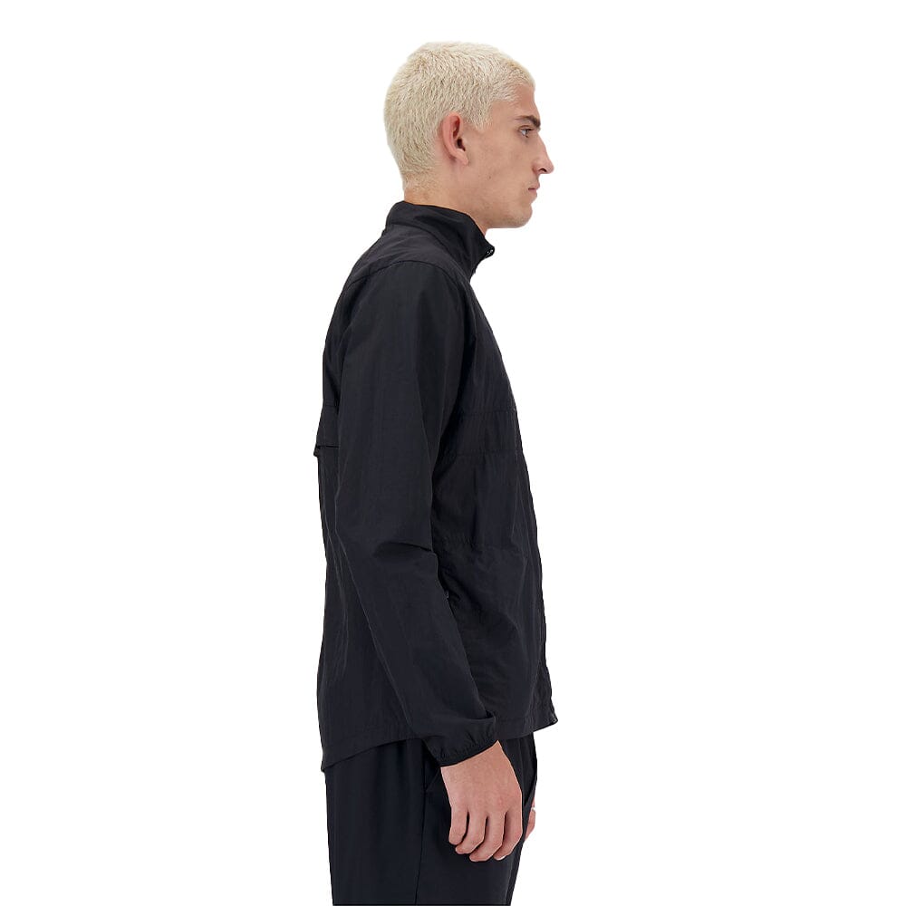 New Balance Men's Athletics Packable Jacket Men's Jackets - BlackToeRunning