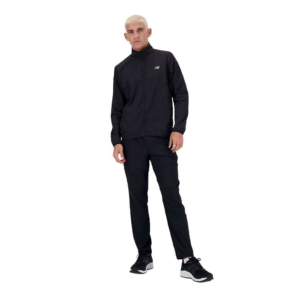 New Balance Men's Athletics Packable Jacket Men's Jackets - BlackToeRunning