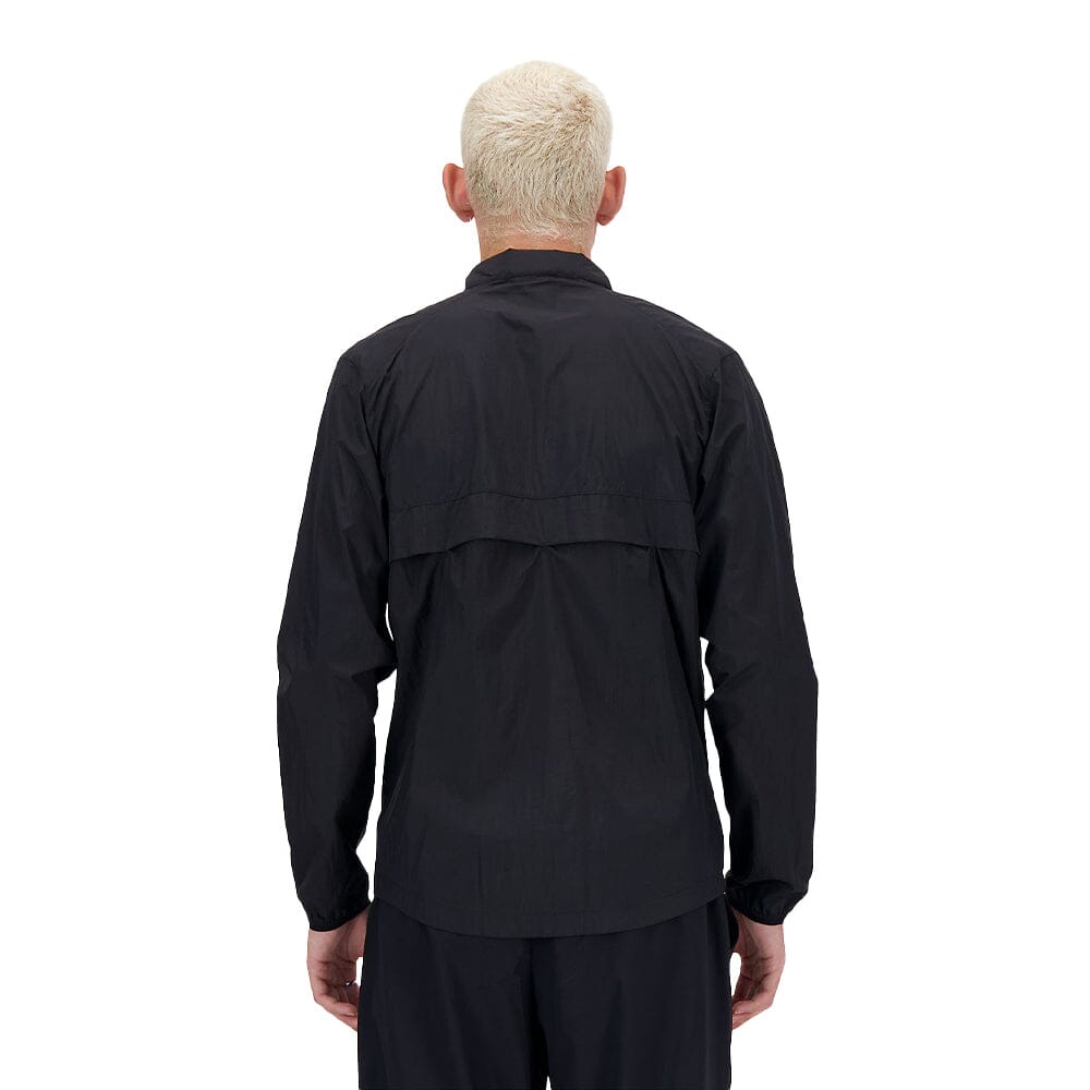 New Balance Men's Athletics Packable Jacket Men's Jackets - BlackToeRunning