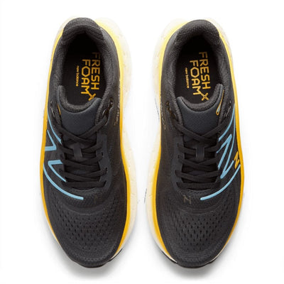 New Balance Men's Fresh Foam X More V4 Men's Shoes - BlackToe Running#colour_black-coastal-blue