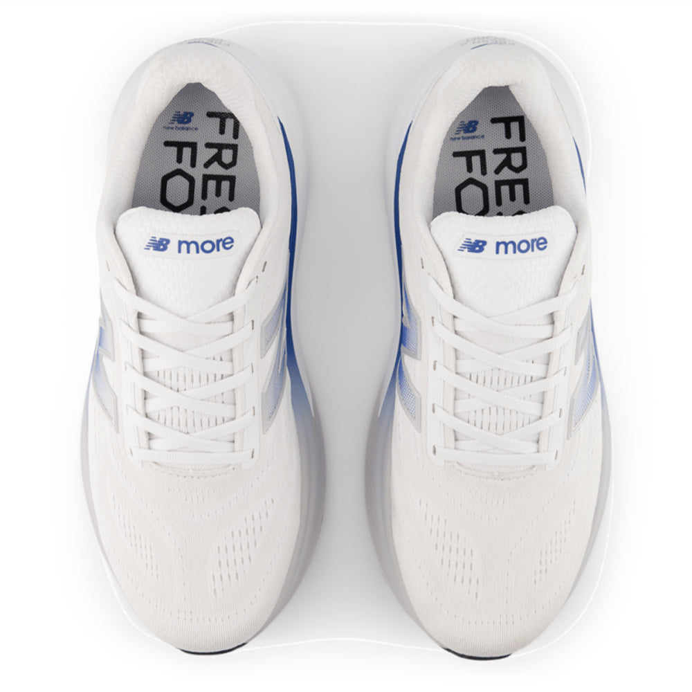 New Balance Men's Fresh Foam X More V6 - BlackToe Running#colour_white-blue-agate