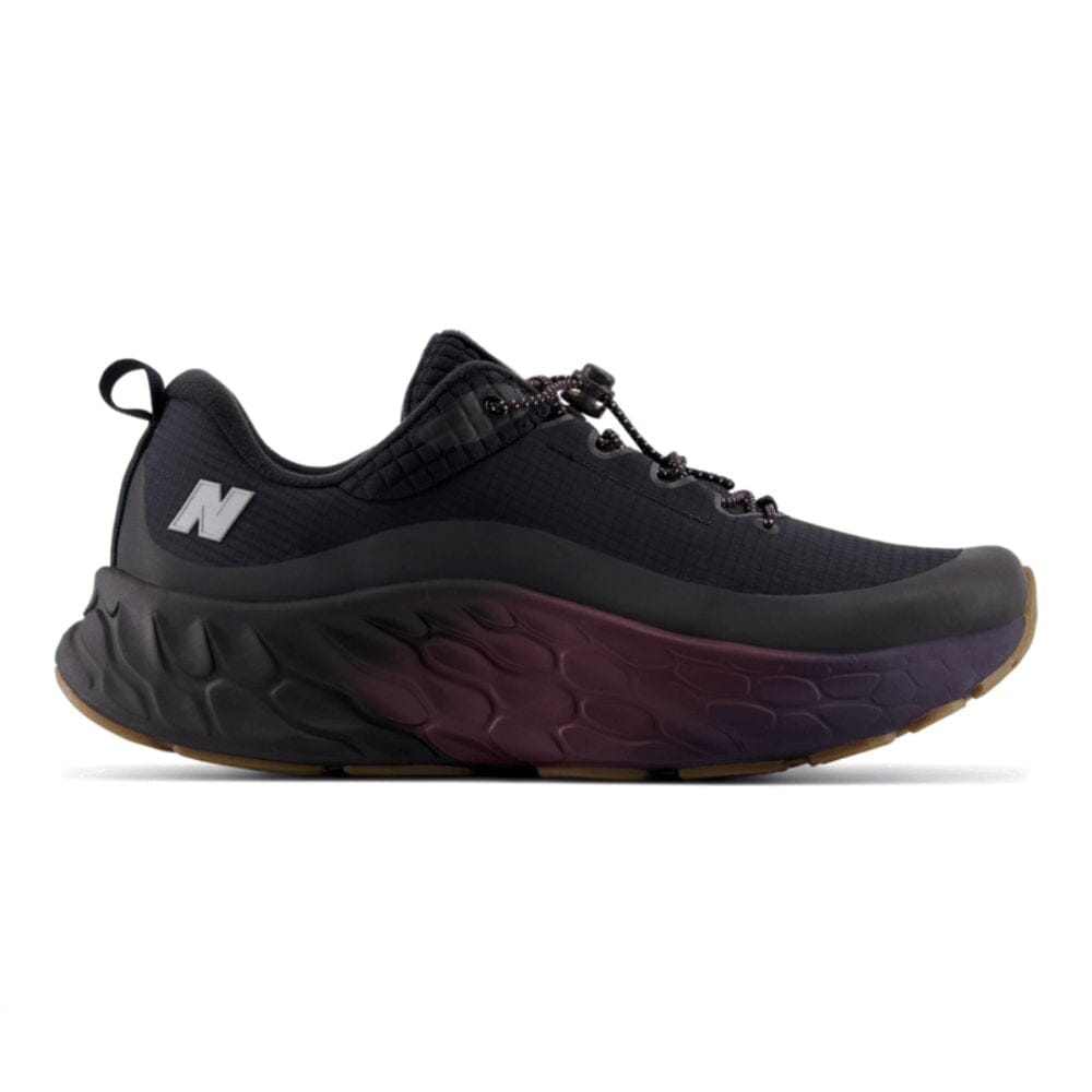 New Balance Men's Fresh Foam X More V4 Permafrost Men's Shoes - BlackToe Running#colour_black-burgundy