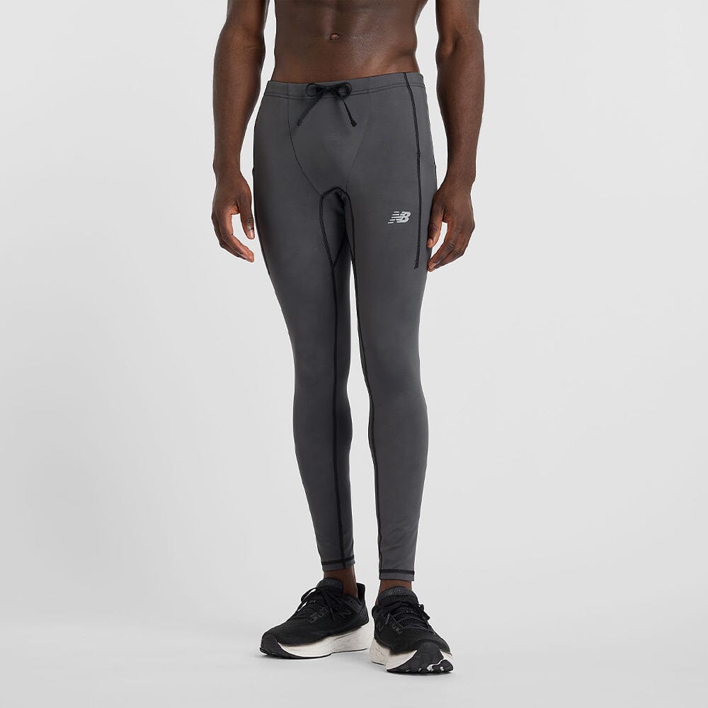 New Balance Men's Athletics Reflective Warming Pocket Tight - BlackToe Running