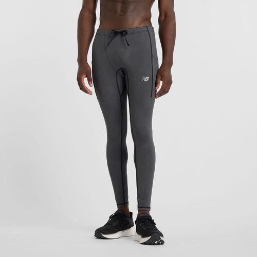 New Balance Men's Athletics Reflective Warming Pocket Tight - BlackToe Running#colour_black-multi
