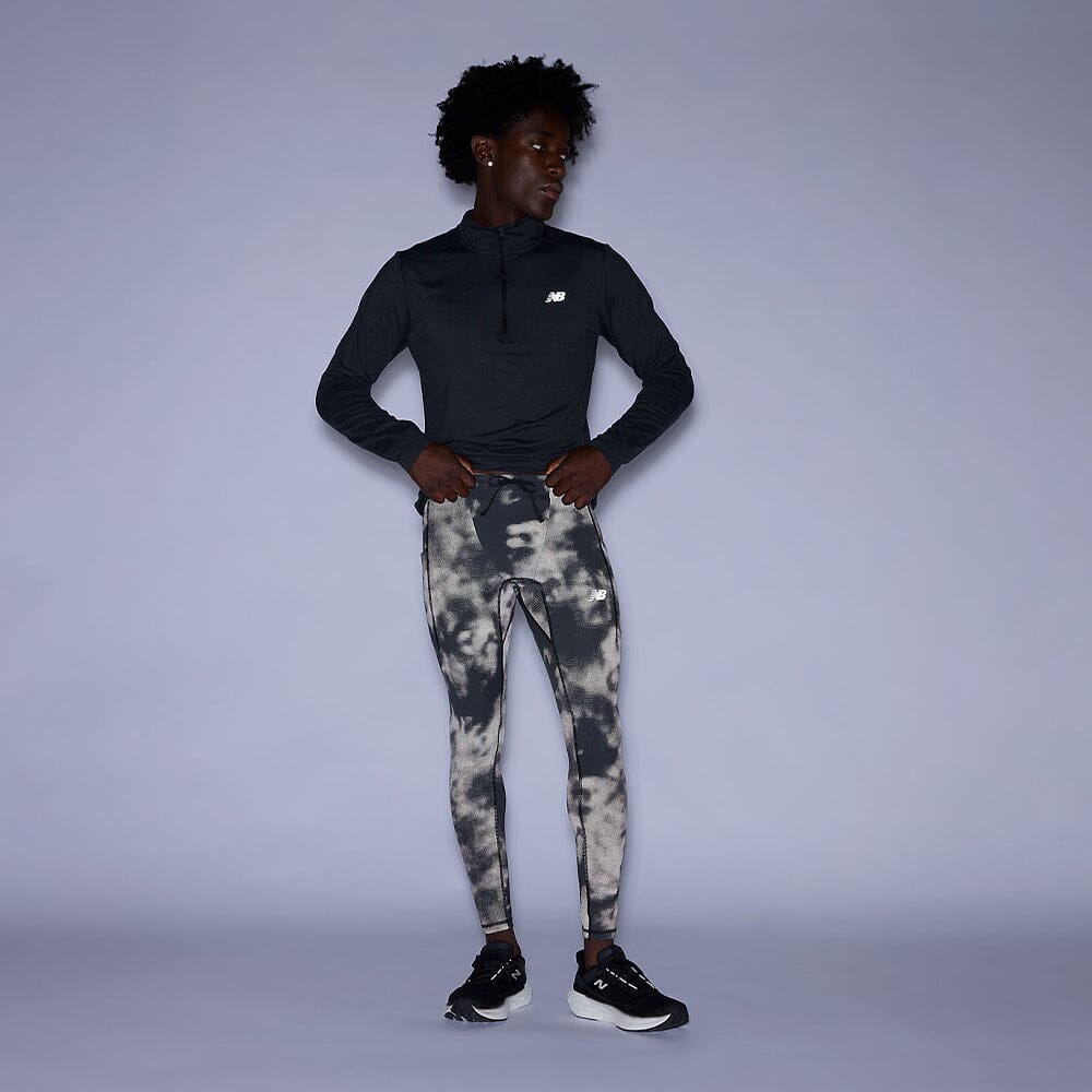 New Balance Men's Athletics Reflective Warming Pocket Tight - BlackToe Running