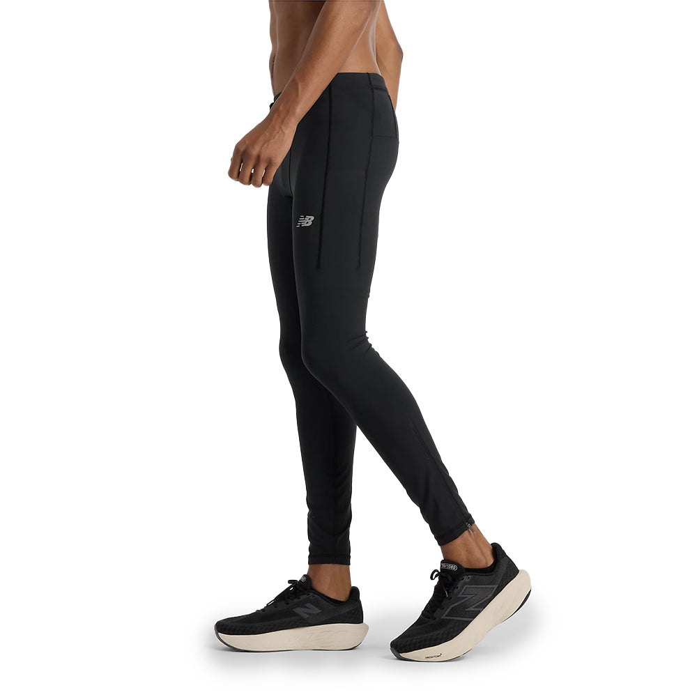 New Balance Men's RC Pocket Legging 28" - BlackToe Running#colour_black