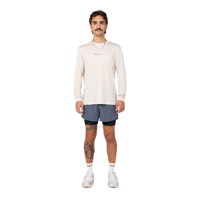 Bandit Running Men's Vento™ 4" 2-in-1 Short - BlackToe Running#colour_storm-grey