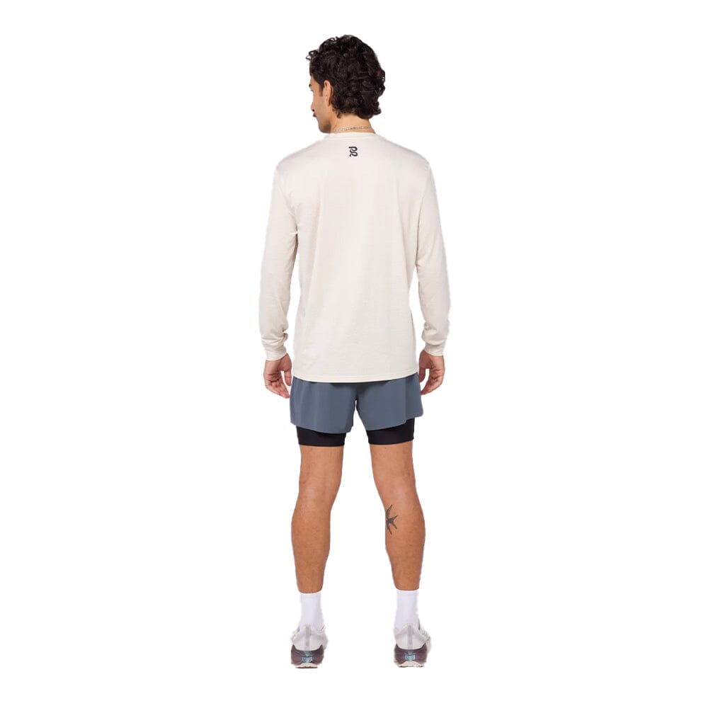 Bandit Running Men's Vento™ 4" 2-in-1 Short - BlackToe Running#colour_storm-grey