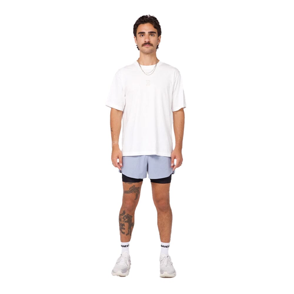 Bandit Running Men's Vento™ 4" 2-in-1 Short - BlackToe Running#colour_smokey-blue