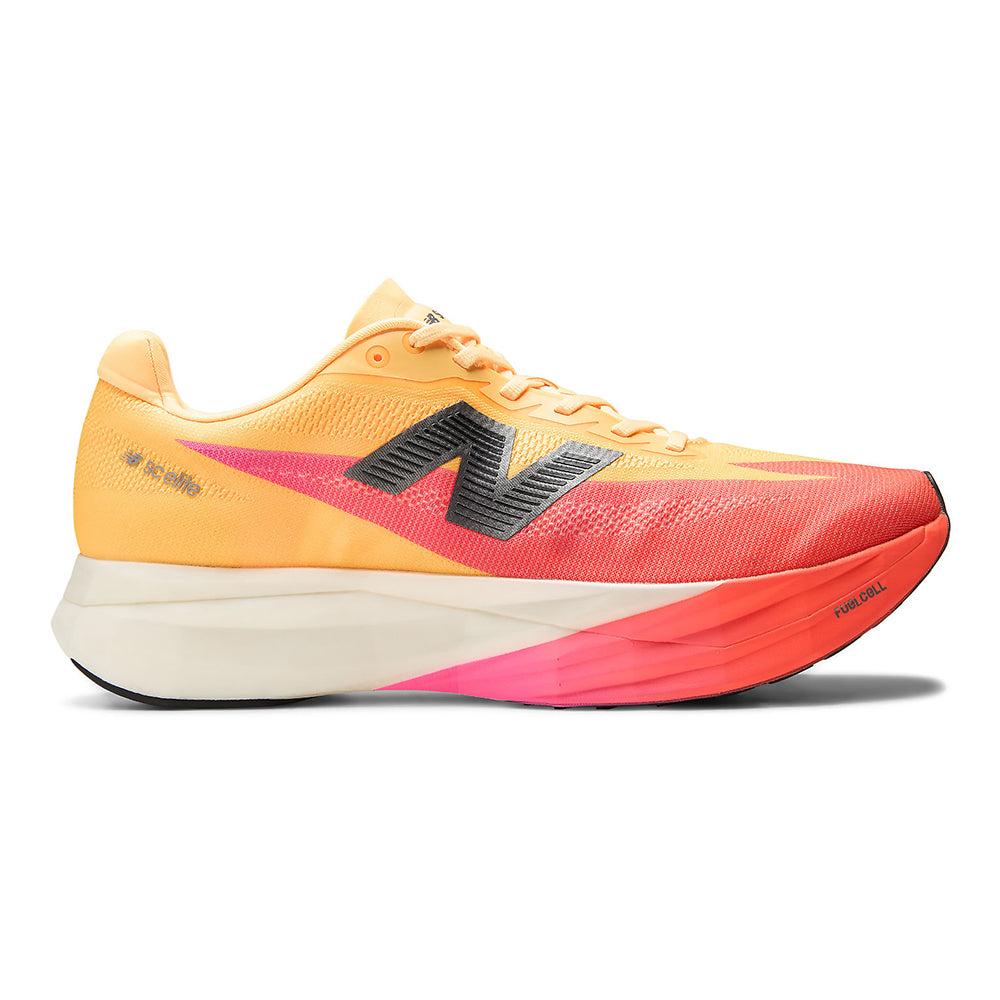 New Balance Men's FuelCell SuperComp Elite v5 - BlackToe Running#colour_tangerine-heat-pink-heat