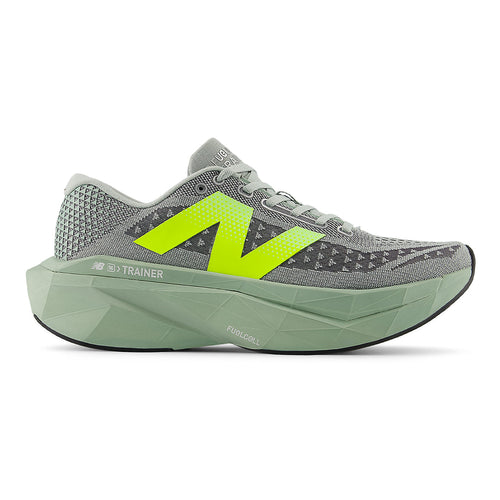 New Balance Men's FuelCell SuperComp Trainer v3 - BlackToe Running#colour_mosaic-green-lone-star-grey