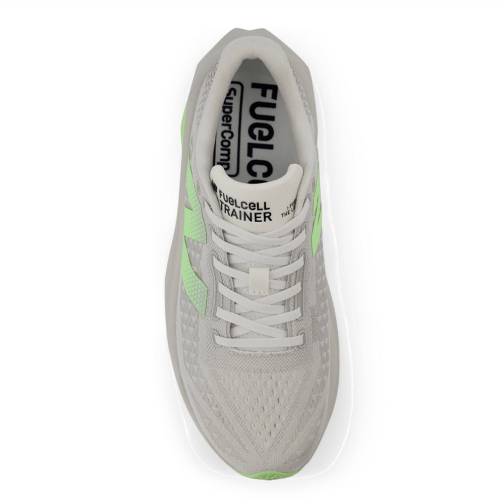 New Balance Men's FuelCell SuperComp Trainer v3 - BlackToe Running#colour_grey-matter-mint-flash