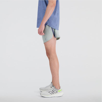 New Balance Men's Impact Run 5 Inch Short Men's Bottoms - BlackToe Running#colour_juniper