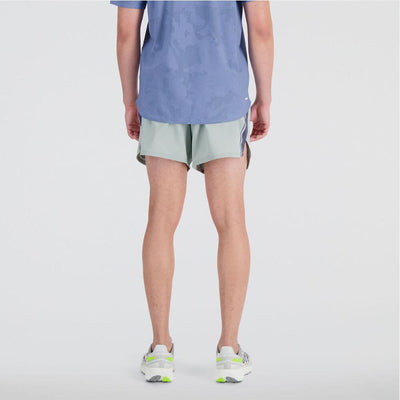 New Balance Men's Impact Run 5 Inch Short Men's Bottoms - BlackToe Running#colour_juniper